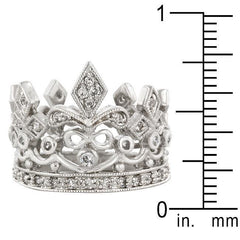 Cubic Zirconia Crown Eternity Ring freeshipping - Higher Class Elegance