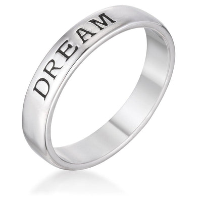 DREAM Rhodium Eternity Band freeshipping - Higher Class Elegance