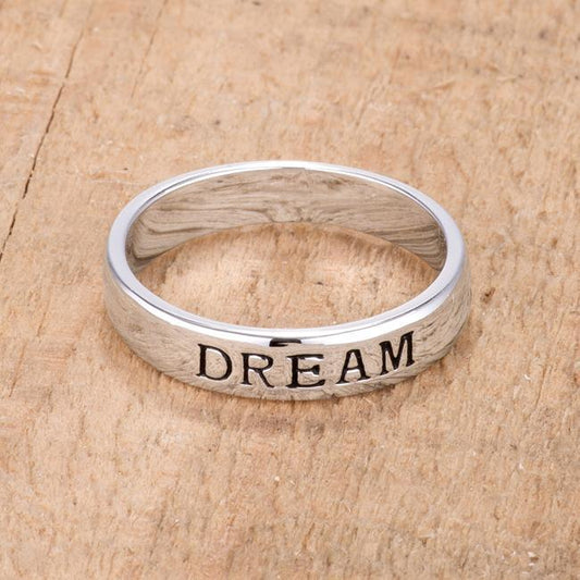 DREAM Rhodium Eternity Band freeshipping - Higher Class Elegance