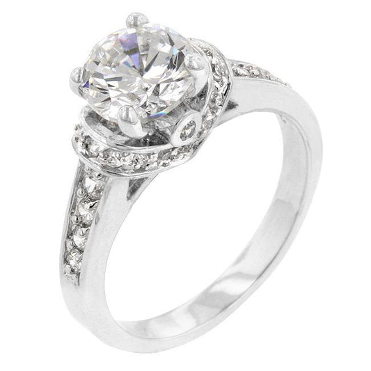 Rhodium Plated Regal Ring freeshipping - Higher Class Elegance