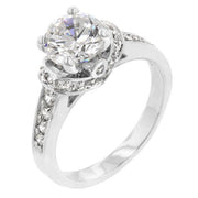 Rhodium Plated Regal Ring freeshipping - Higher Class Elegance