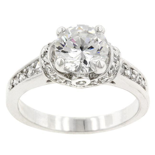 Rhodium Plated Regal Ring freeshipping - Higher Class Elegance