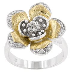 Golden Petals Cocktail Ring freeshipping - Higher Class Elegance