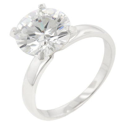Timeless Solitaire Engagement Ring freeshipping - Higher Class Elegance