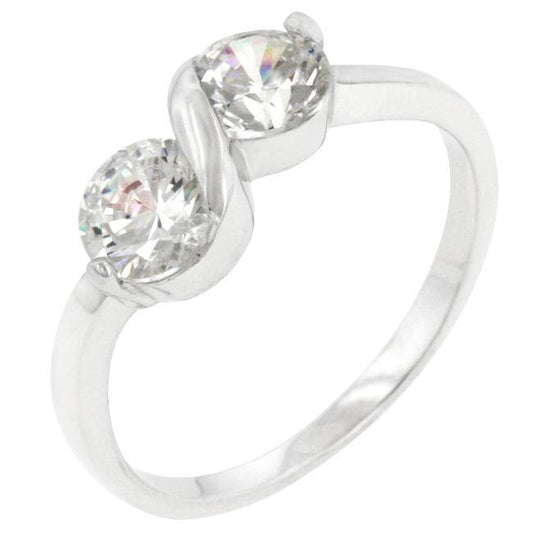 Sterling Silver Anniversary Ring freeshipping - Higher Class Elegance