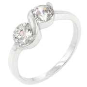 Sterling Silver Anniversary Ring freeshipping - Higher Class Elegance