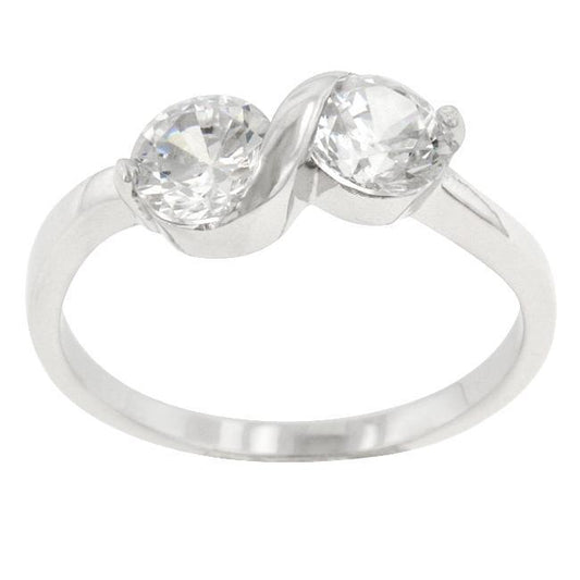 Sterling Silver Anniversary Ring freeshipping - Higher Class Elegance