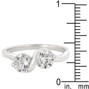 Sterling Silver Anniversary Ring freeshipping - Higher Class Elegance