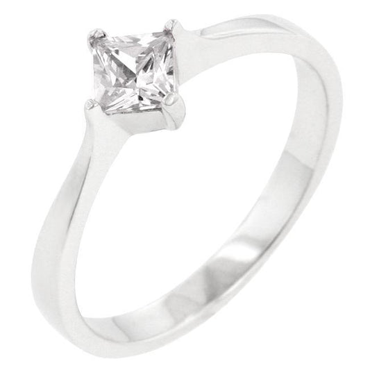 Classic Petite Solitaire Ring freeshipping - Higher Class Elegance