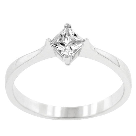Classic Petite Solitaire Ring freeshipping - Higher Class Elegance