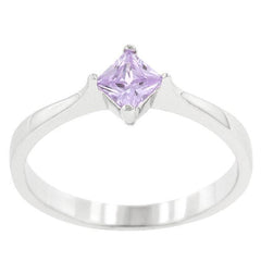 Classic Petite Lavender Purple Solitaire Ring freeshipping - Higher Class Elegance