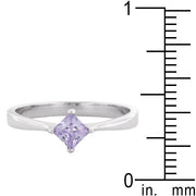 Classic Petite Lavender Purple Solitaire Ring freeshipping - Higher Class Elegance