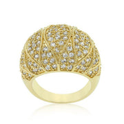 Goldeneye Clear Cubic Zirconia Cocktail Ring freeshipping - Higher Class Elegance