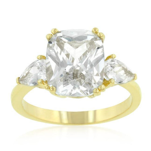 Radiant Cut Engagement Triplet freeshipping - Higher Class Elegance