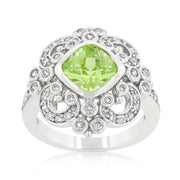 Elegant Peridot Crest Ring freeshipping - Higher Class Elegance