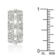 Crystal Floral Filigree Band freeshipping - Higher Class Elegance