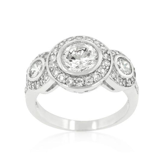 Fitzgerald Cubic Zirconia Ring freeshipping - Higher Class Elegance