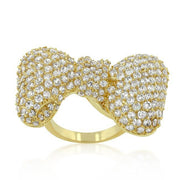 Bow Tie Cubic Zirconia Ring freeshipping - Higher Class Elegance
