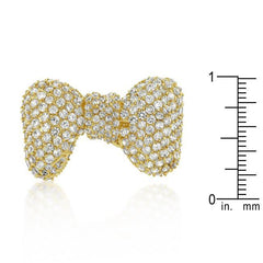 Bow Tie Cubic Zirconia Ring freeshipping - Higher Class Elegance