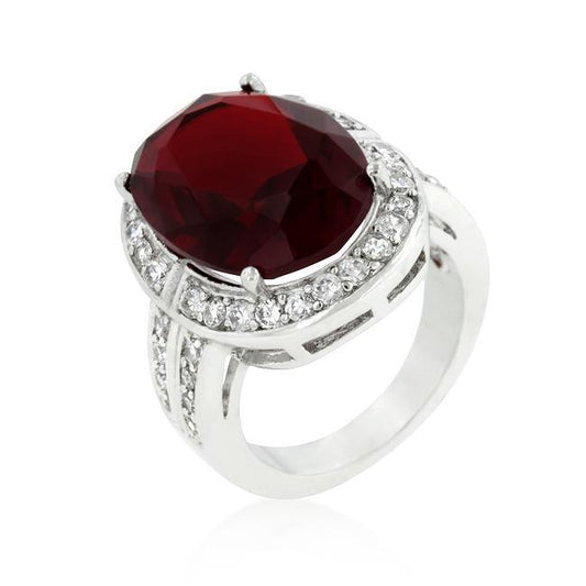Ruby Red Cocktail Ring freeshipping - Higher Class Elegance