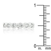 Linked Bezel Eternity Band freeshipping - Higher Class Elegance