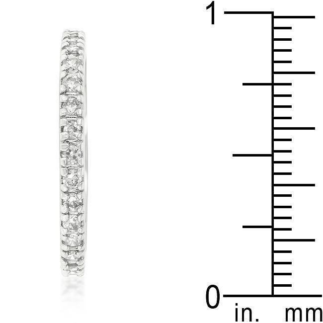 Delicate Cubic Zirconia Eternity Band freeshipping - Higher Class Elegance