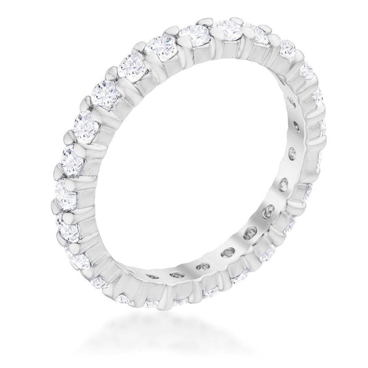 Cubic Zirconia Eternity Band freeshipping - Higher Class Elegance