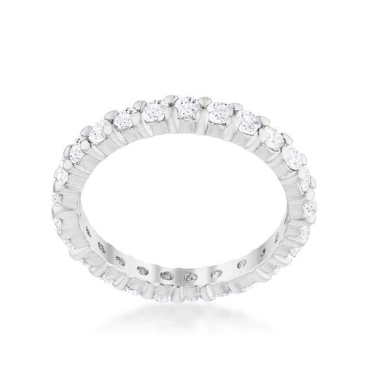 Cubic Zirconia Eternity Band freeshipping - Higher Class Elegance