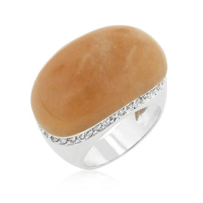 Carnelian Simulated Cocktail Ring freeshipping - Higher Class Elegance