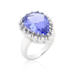 Solitaire Light Purple Cocktail Ring freeshipping - Higher Class Elegance