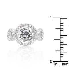 Round Cut Trio Cubic Zirconia Ring freeshipping - Higher Class Elegance