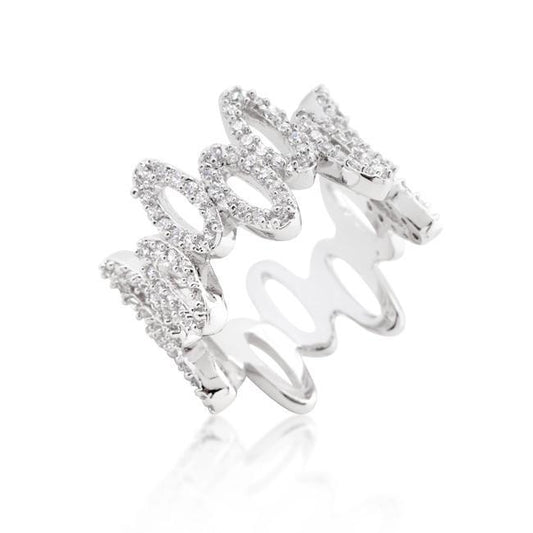 Cubic Zirconia Oval Fashion Ring freeshipping - Higher Class Elegance