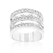 Cubic Zirconia Tiered Ring freeshipping - Higher Class Elegance