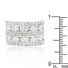 Cubic Zirconia Tiered Ring freeshipping - Higher Class Elegance