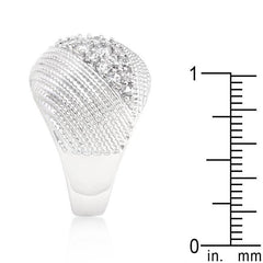 Classic Cubic Zirconia Dome Ring freeshipping - Higher Class Elegance