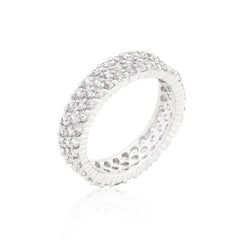 Pave Eternity Ring freeshipping - Higher Class Elegance