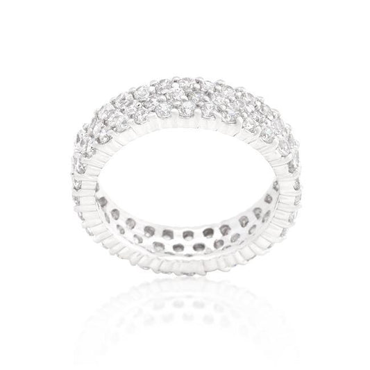Pave Eternity Ring freeshipping - Higher Class Elegance