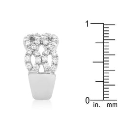 Braided CZ Cocktail Ring freeshipping - Higher Class Elegance