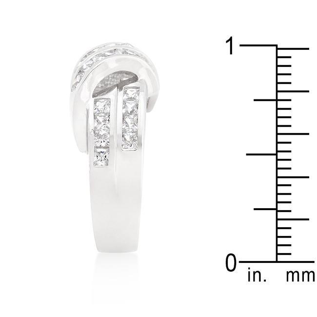 Cubic Zirconia Double Knot Ring freeshipping - Higher Class Elegance