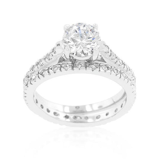 Glistening Engagement Ring Set freeshipping - Higher Class Elegance
