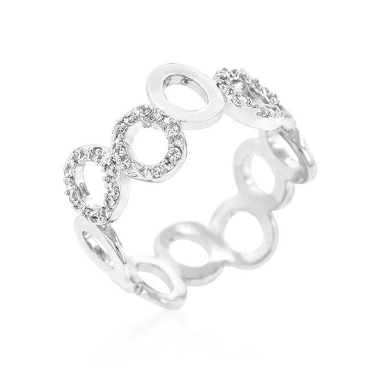 Staggering Hoop Eternity Band freeshipping - Higher Class Elegance
