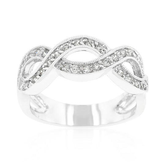 Cubic Zirconia Infinity Band freeshipping - Higher Class Elegance