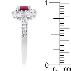 Bella Birthstone Engagement Ring in Pink freeshipping - Higher Class Elegance
