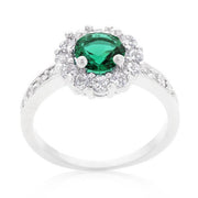 Bella Birthstone Engagement Ring in Green freeshipping - Higher Class Elegance