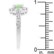 Bella Birthstone Engagement Ring in Green freeshipping - Higher Class Elegance