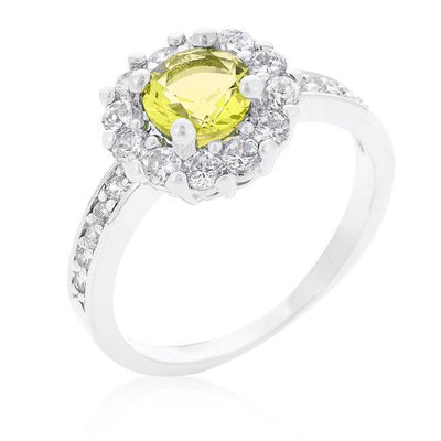 Bella Birthstone Engagement Ring in Yellow freeshipping - Higher Class Elegance