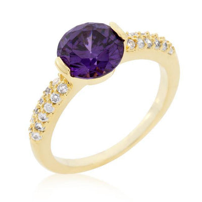 Purple Isabelle Engagement Ring freeshipping - Higher Class Elegance