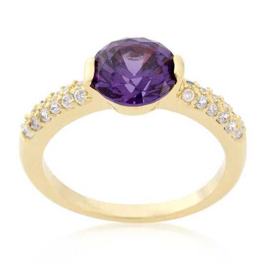Purple Isabelle Engagement Ring freeshipping - Higher Class Elegance
