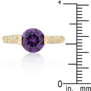 Purple Isabelle Engagement Ring freeshipping - Higher Class Elegance