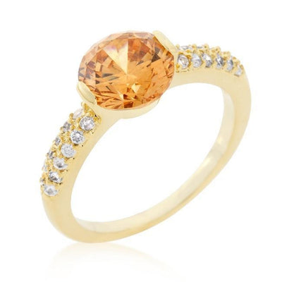 Champagne Isabelle Engagement Ring freeshipping - Higher Class Elegance